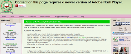 Moi University student portal: Booking rooms online, admission letters    freelance writing jobs kenya 2013