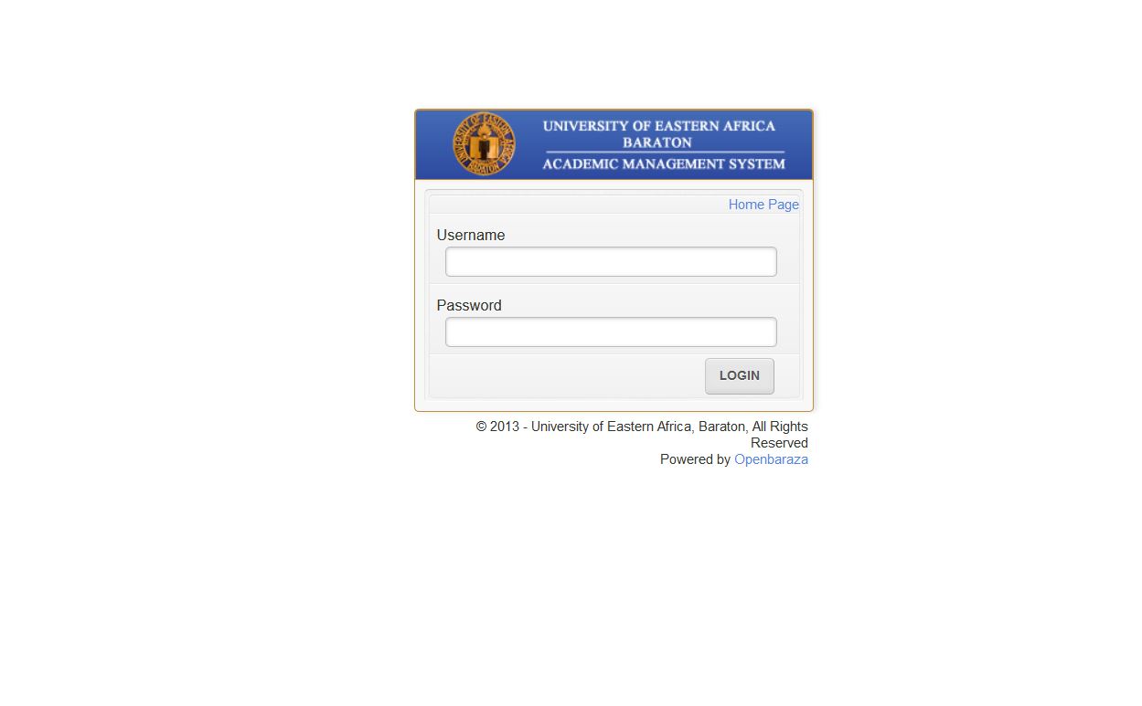 Baraton university online registration for admission for private sponsored students