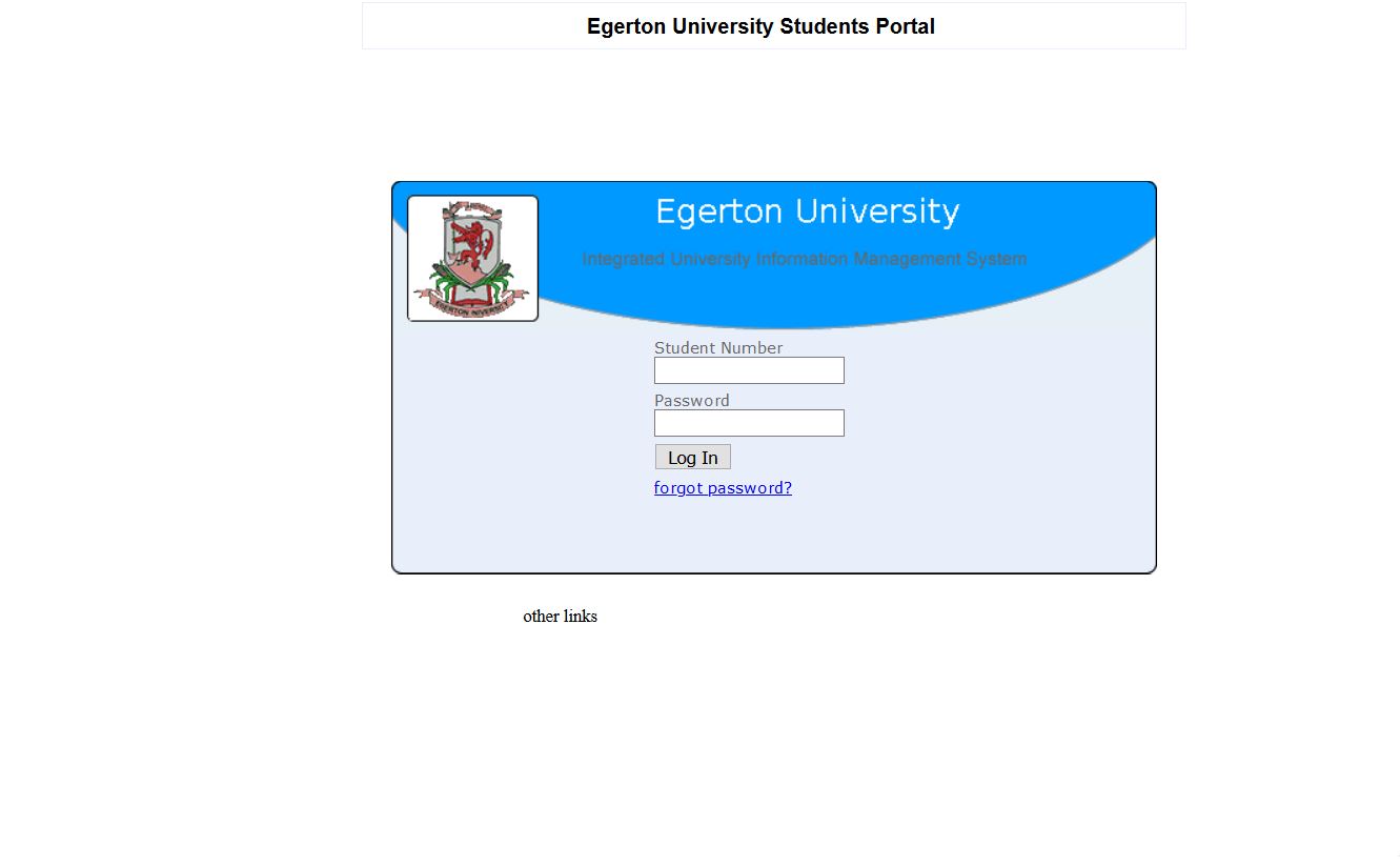 Egerton university online Hostel room booking procedure
