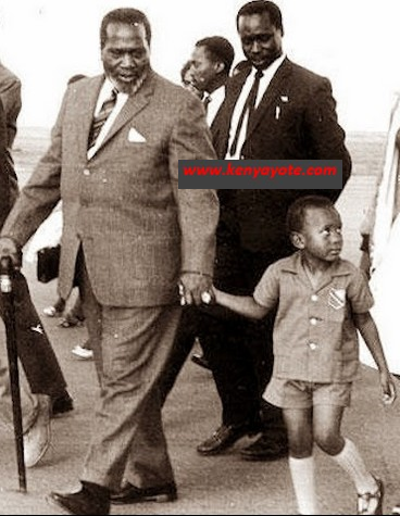 jomo kenyatta with son uhuru2