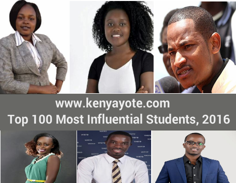 top 100 influential students kenya