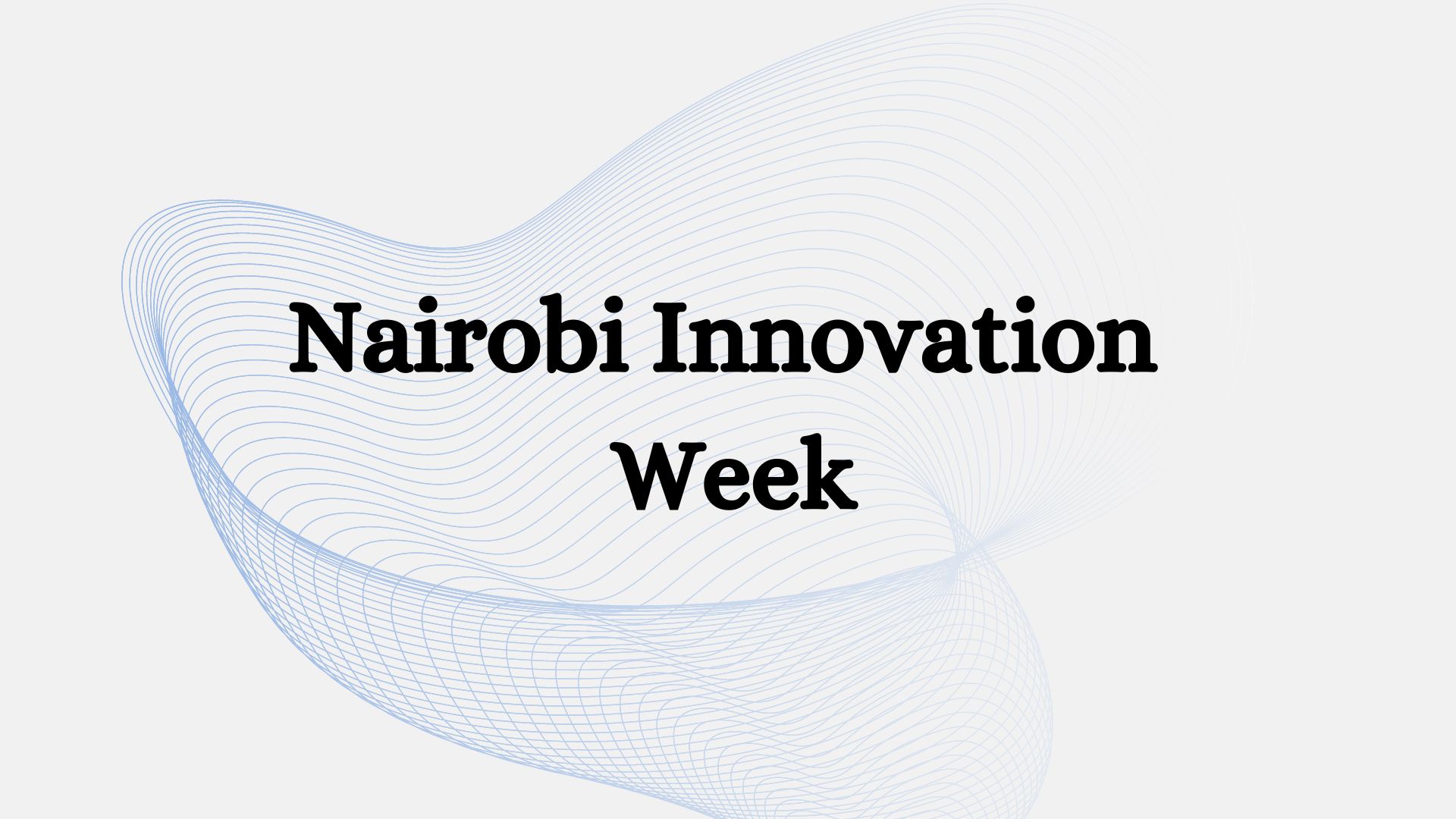 Nairobi Innovation Week