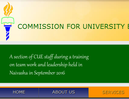 commission for university education cue degree