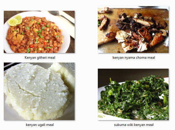 Kenyan Weekly Food Menu TimeTable: Breakfast, Lunch, dinner meals, eat healthier
