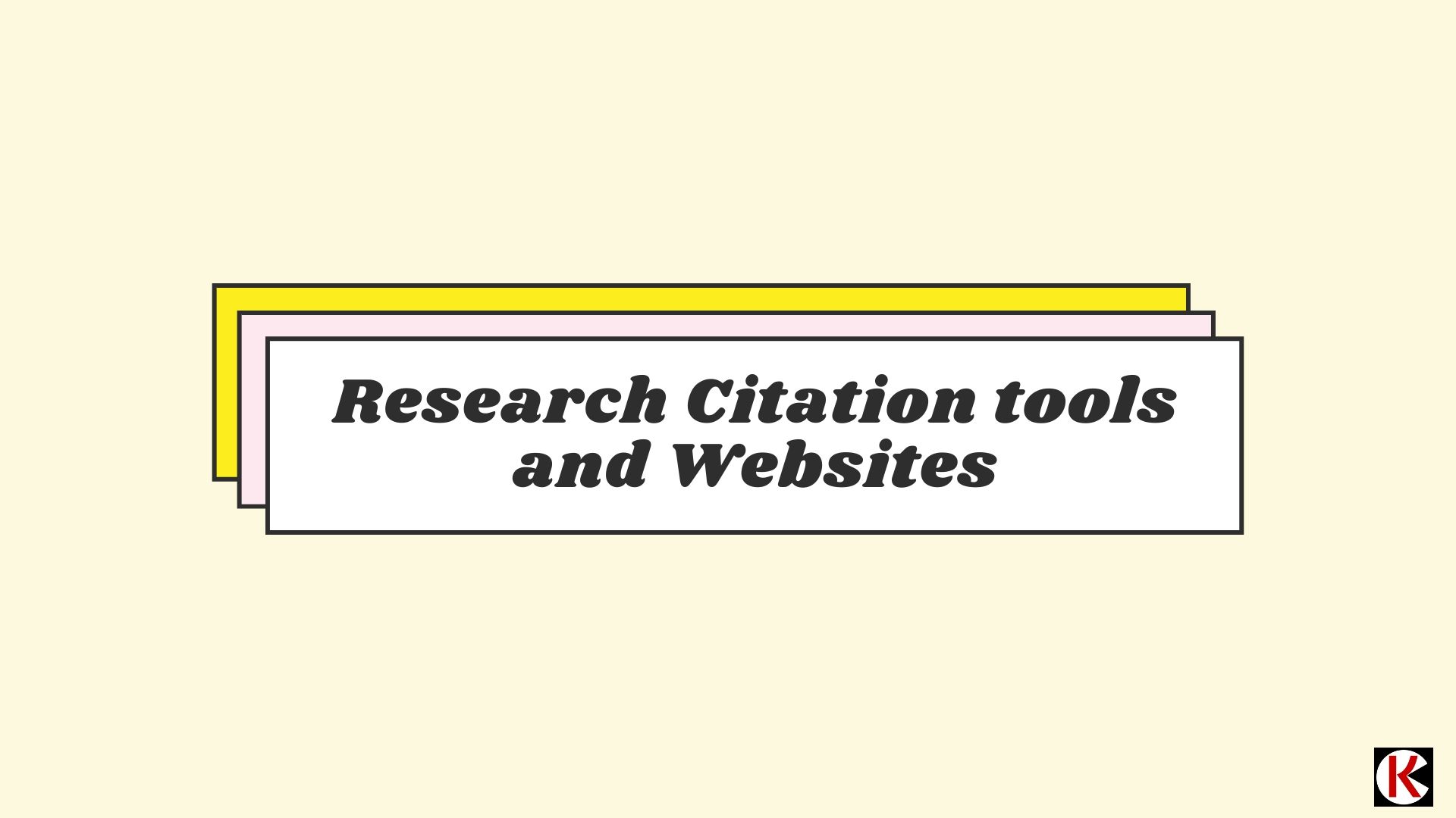 Best Research Citation websites and tools