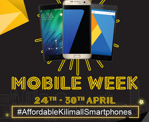 Kilimall Kenya mobile week April 2017 deals, offers, and promotions