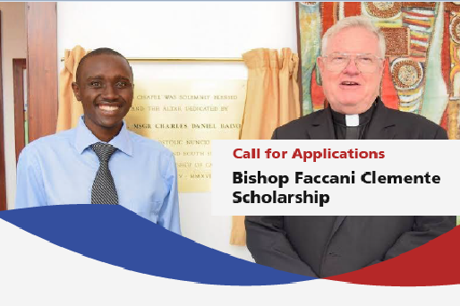 Bishop Faccani Clemente Scholarship application process, Strathmore University