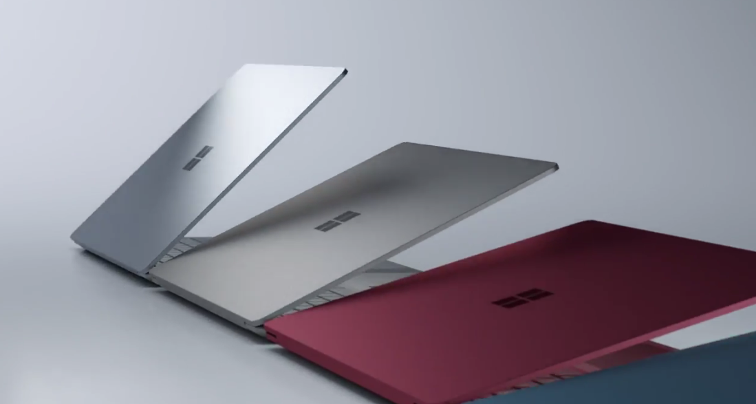 Microsoft surface back and colors
