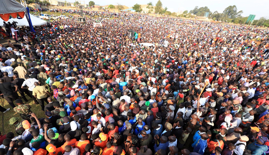 Raila Odinga eldoret rally