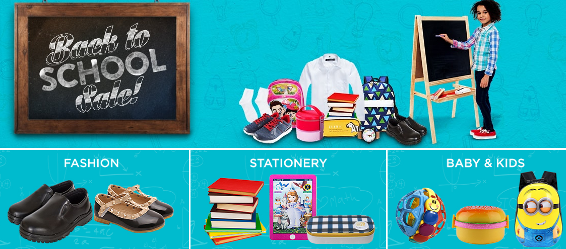 Jumia Kenya Back to school Sale, deals Products on offer for primary school students, August 2017
