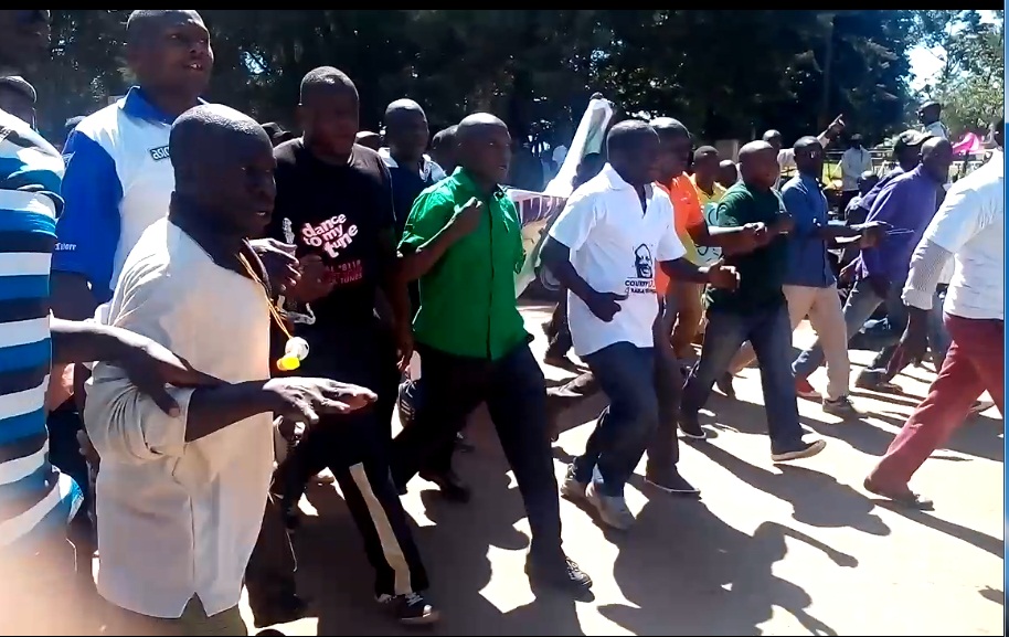 Khalwale Leads Kakamega Demos for Chiloba Resignation
