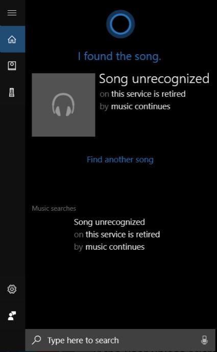 Cortana music not working