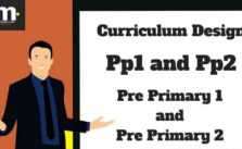 new Curriculum Design in Kenya for Pp1 (Pre Primary One) and Pp2 (Pre Primary two) Summary