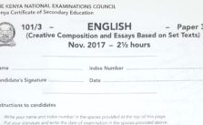 How to pass English KCSE Exams in Kenya and pdf Past Papers