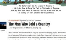 Summary of “The Man Who Sold a Country “ by Owaahh about kenya, corruption and kenyatta's