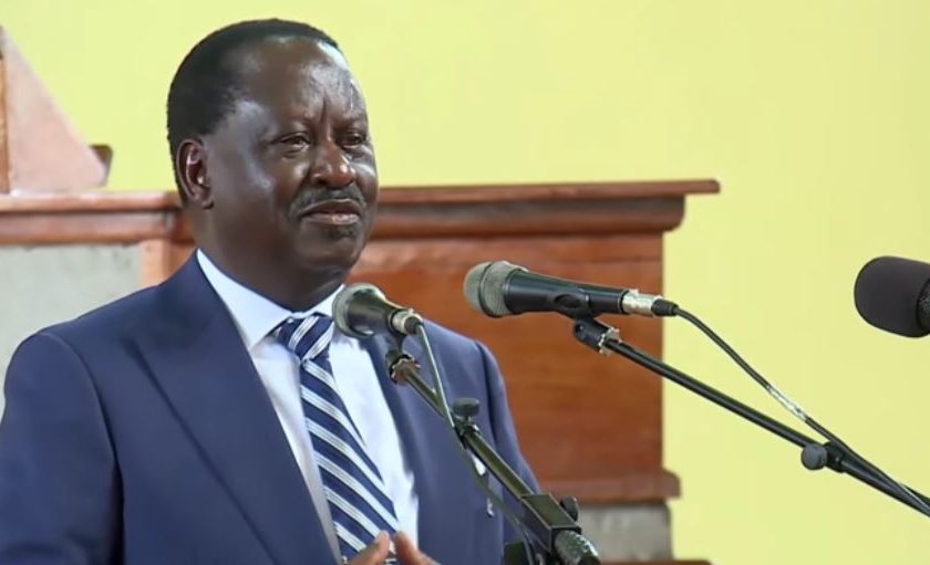 Latest updates of Raila Odinga Video speech today