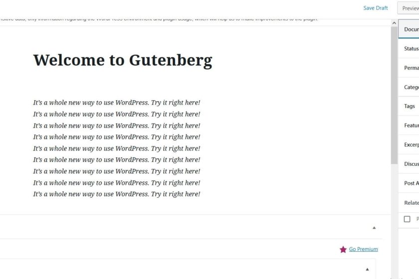 A detailed Overview of Wordpress 5.0 Gutenberg Update, errors, SEO effects