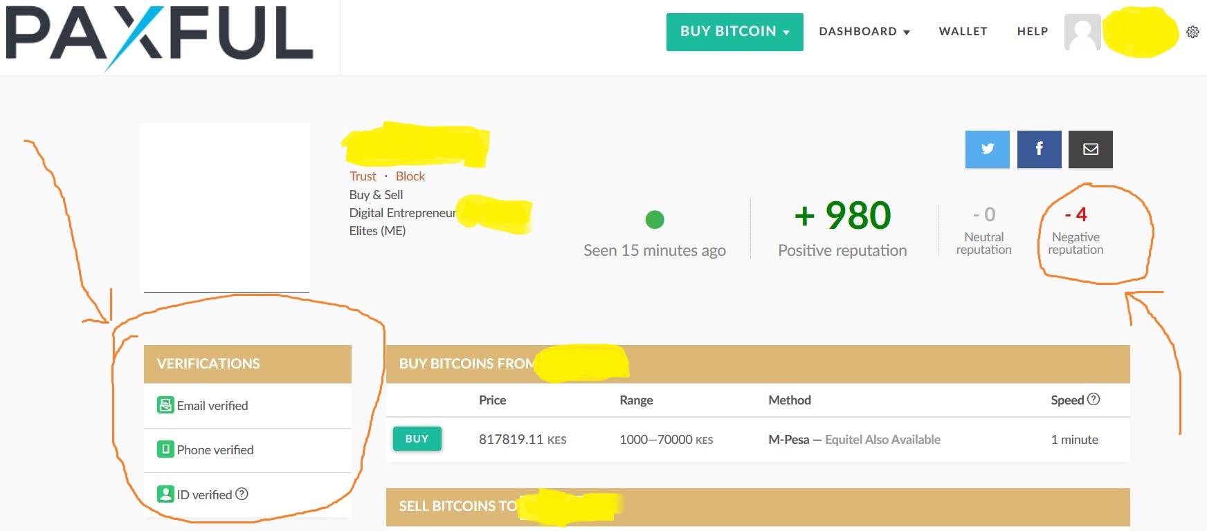 Paxful Kenya Buy And Sell Bitcoins With Mpesa How It Works - 