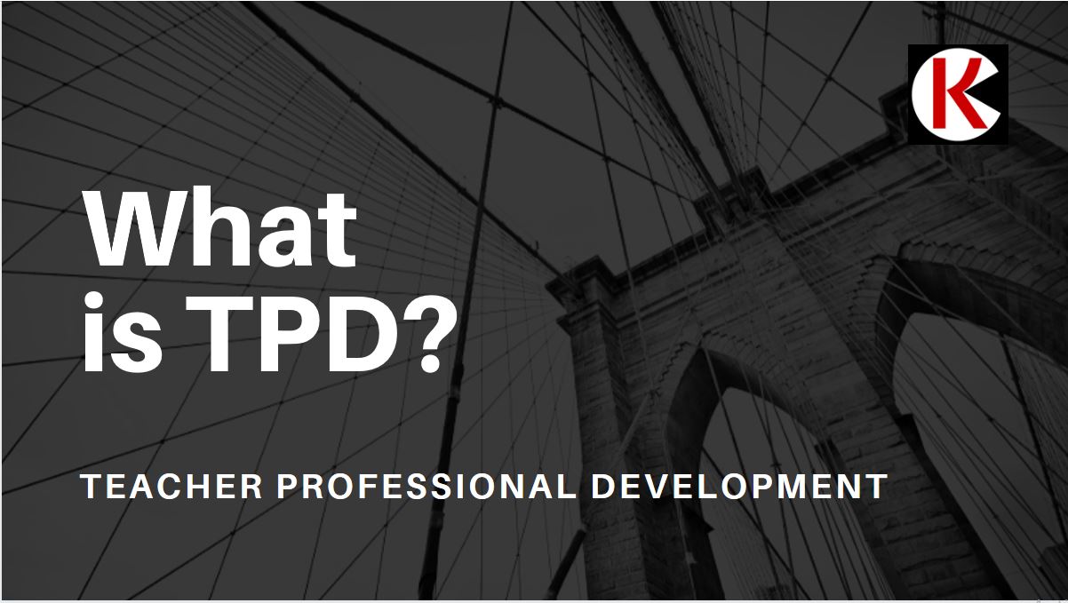 How Teachers Professional Development (TPD) works