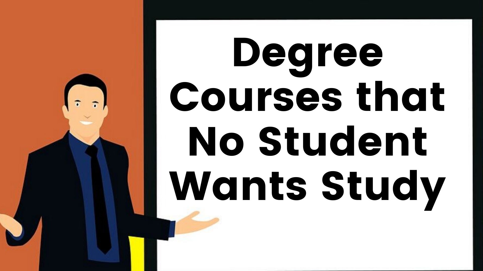 Degree Courses with with less student demand