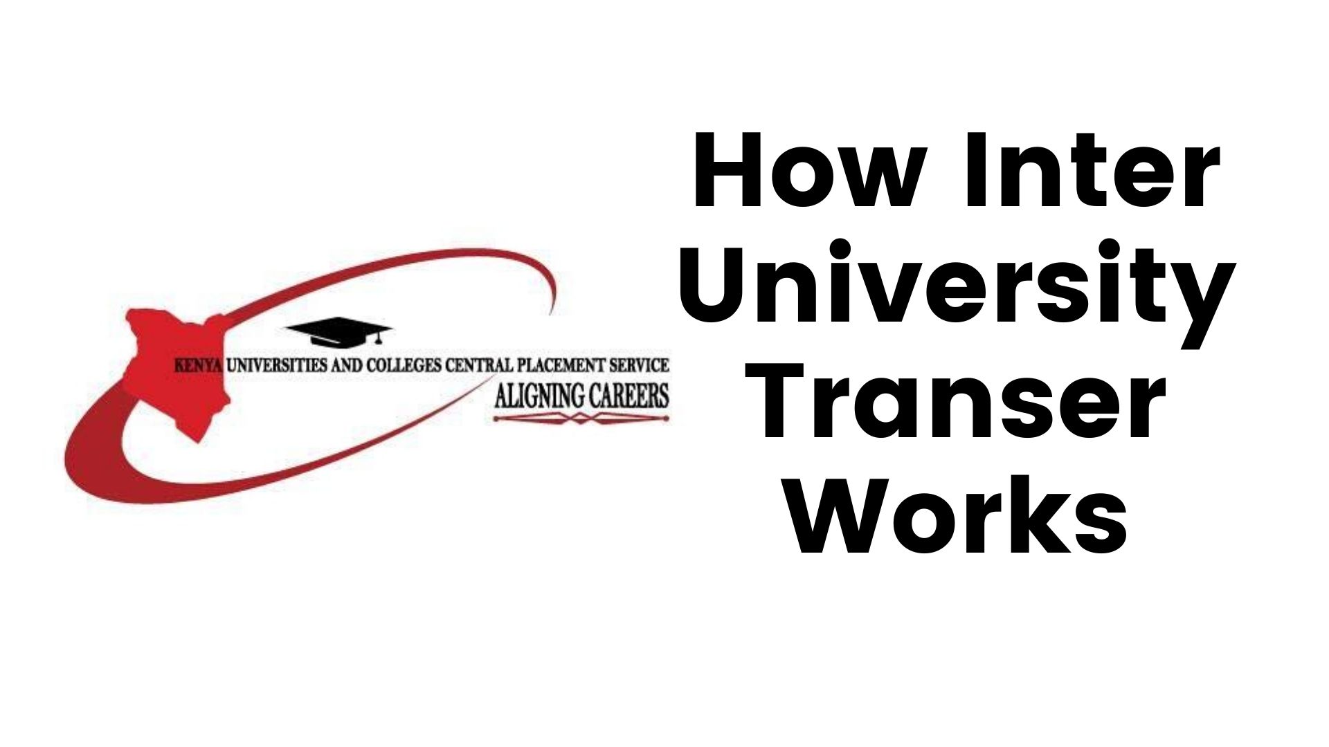Process of KUCCPS Inter University Transfer
