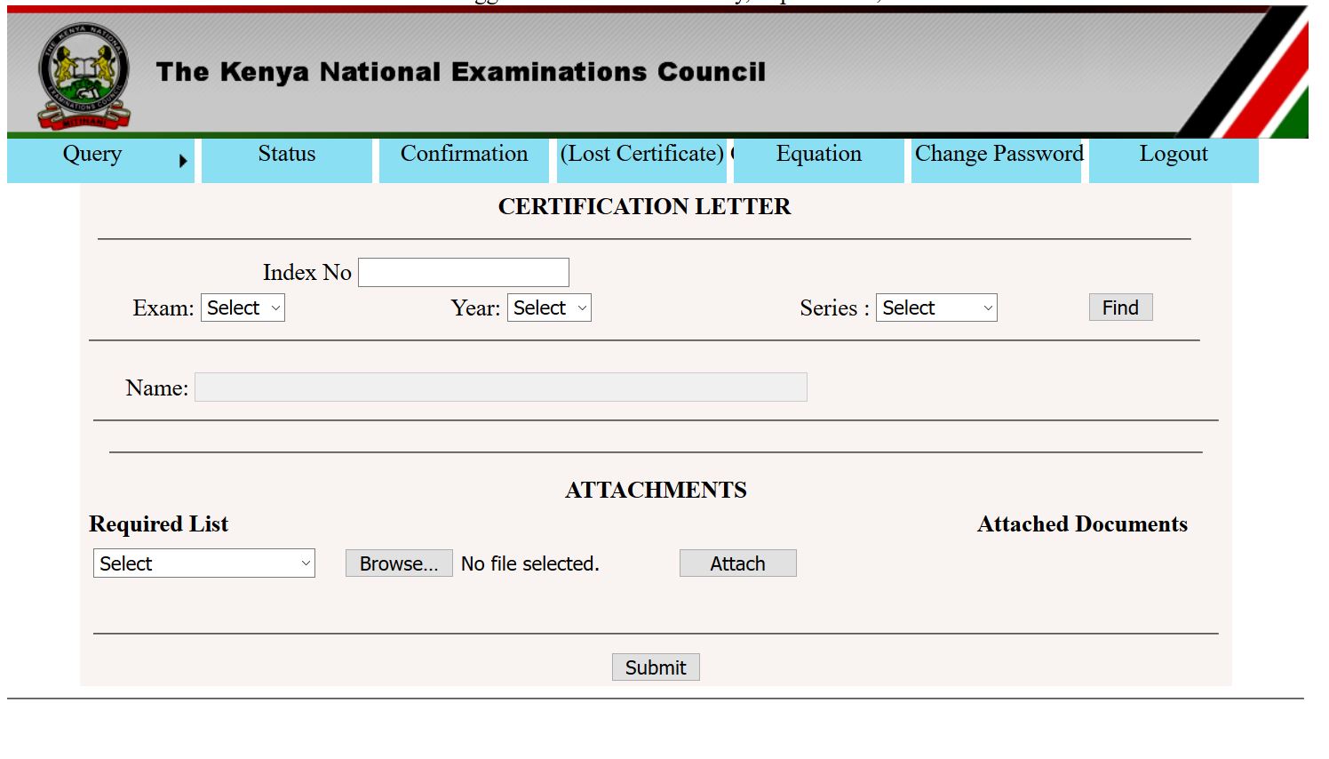 How to use KNEC QMIS portal for national exams queries