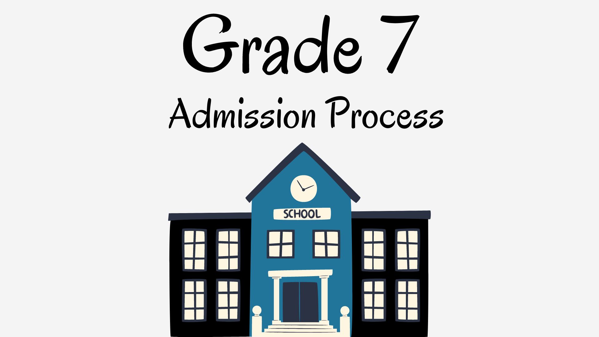 Process of admission to Junior Secondary School, grade 7