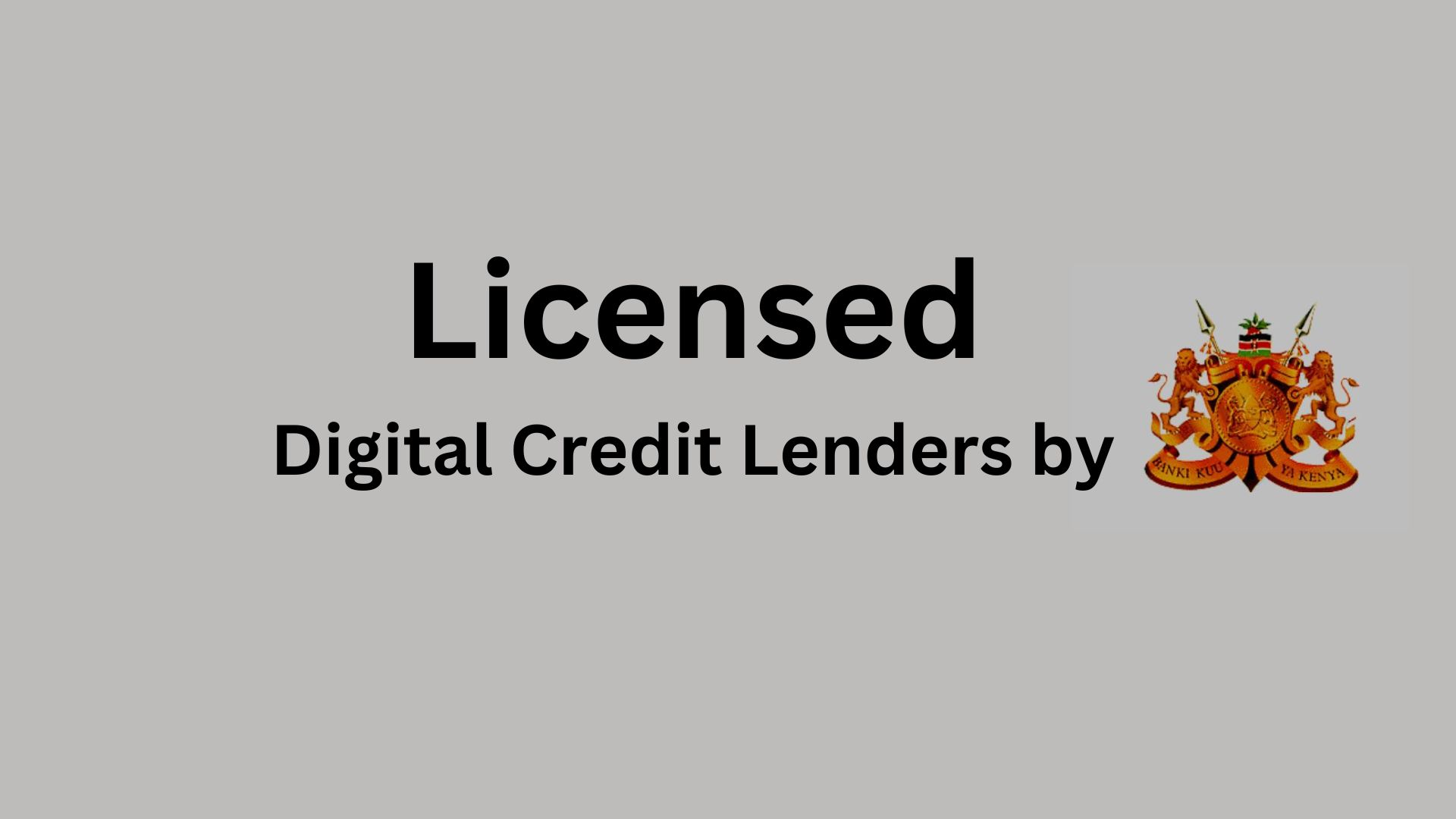 licensed digital loan lenders in Kenya