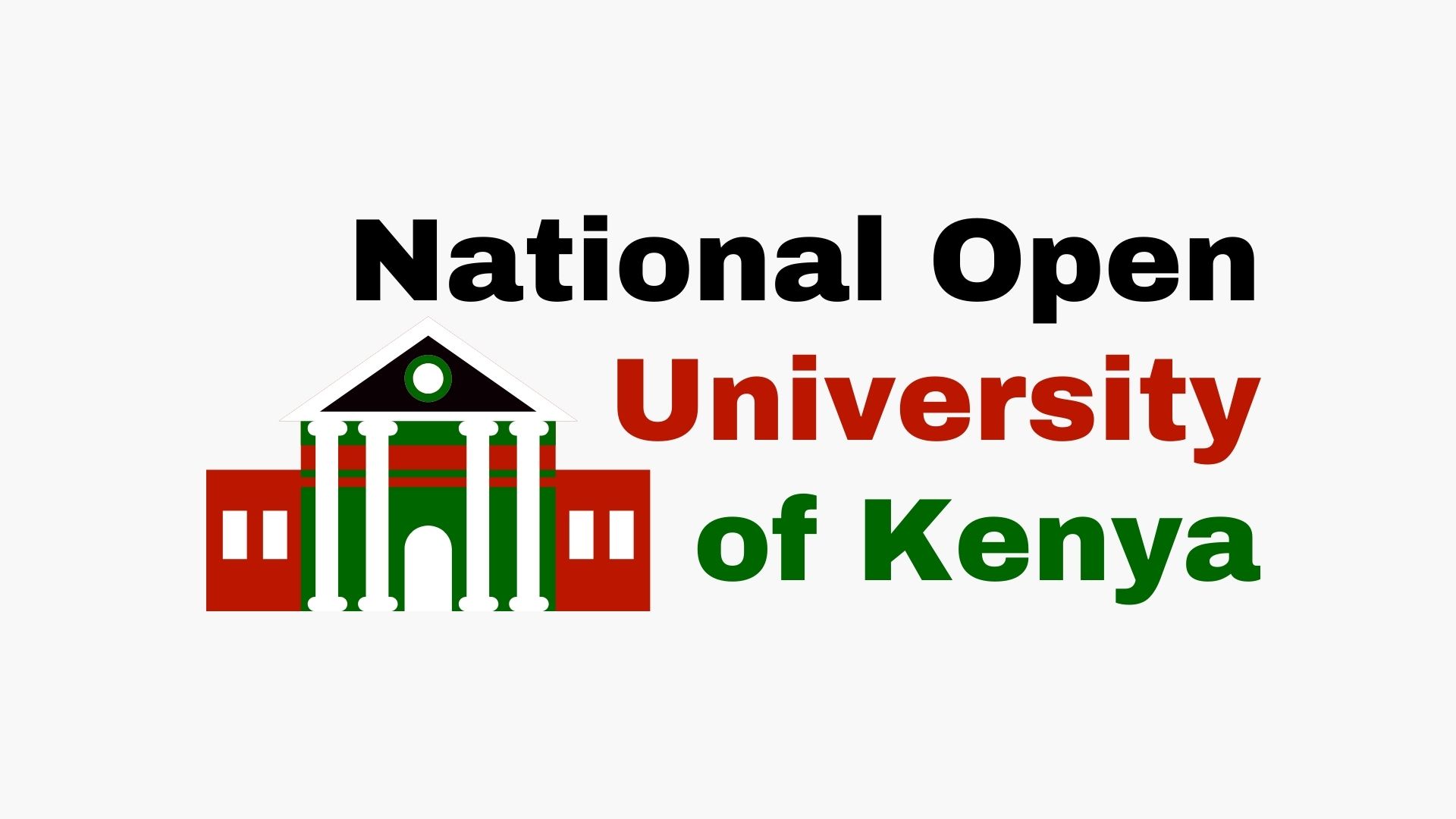 National Open University Of Kenya 